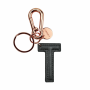 LEGAMI INK0020 MY INITIAL - KEY RING - T - BLACK