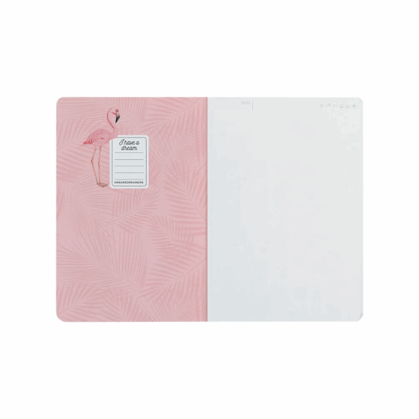 LEGAMI A5NOT0029 FLAMINGO ΤΕΤΡΑΔΙΟ ΚΑΡΦΙΤΣΑ ΜΕ ΡΑΦΗ Α5(14Χ21) 40φ ΛΦ