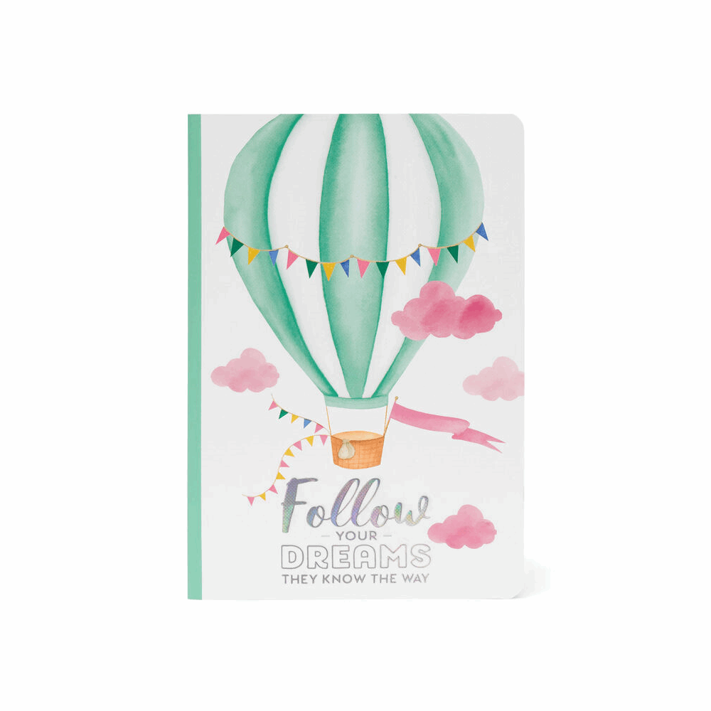 LEGAMI AIR A5NOT0046 BALLON ΤΕΤΡΑΔΙΟ ΚΑΡΦΙΤΣΑ ΜΕ ΡΑΦΗ Α5(14Χ21) 40φ