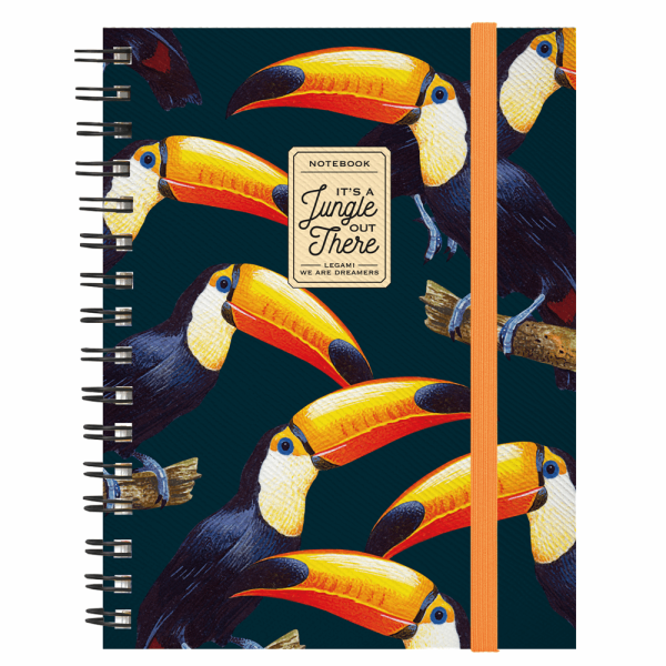 LEGAMI A4NOTS0019 ITS JUNGLE OUT THERE ΤΕΤΡΑΔΙΟ ΣΠΙΡΑΛ  Α4(22Χ30) 100φ ΠΕΡΦΟΡΕ (Λ/Κ/DOTS)