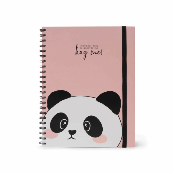 LEGAMI  A4NOTS0029 HUG ME ΤΕΤΡΑΔΙΟ ΣΠΙΡΑΛ ΜΕ ΛΑΣΤΙΧΟ Α4(22Χ30) 100φ ΠΕΡΦΟΡΕ (Λ/Κ/DOTS)