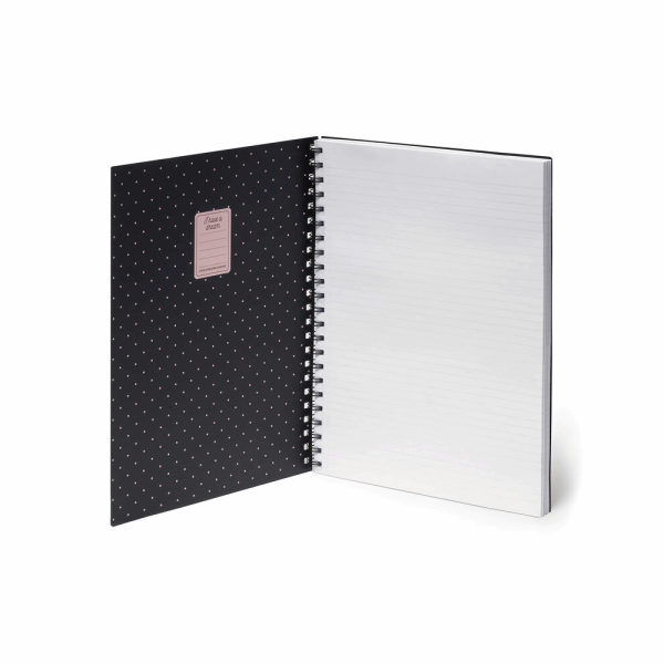 LEGAMI  A4NOTS0029 HUG ME ΤΕΤΡΑΔΙΟ ΣΠΙΡΑΛ ΜΕ ΛΑΣΤΙΧΟ Α4(22Χ30) 100φ ΠΕΡΦΟΡΕ (Λ/Κ/DOTS)