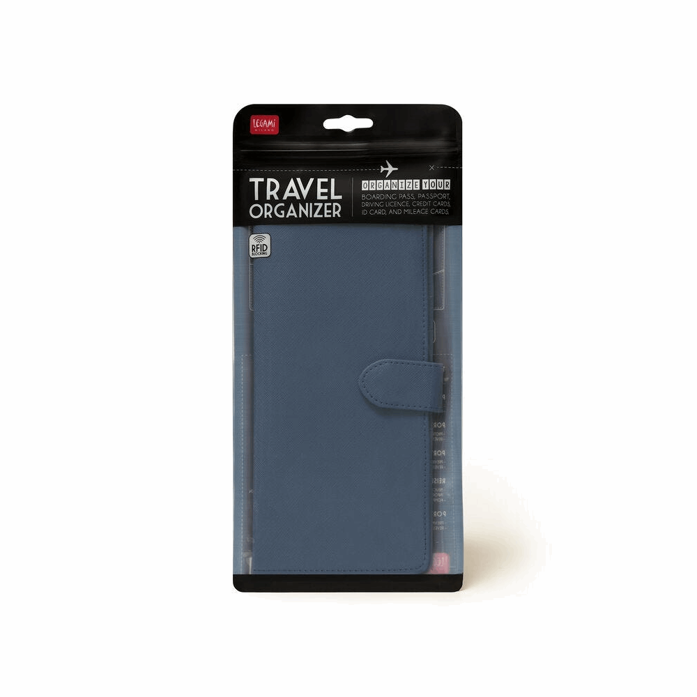 LEGAMI TO0027 TRAVEL ORGANISER BLUE