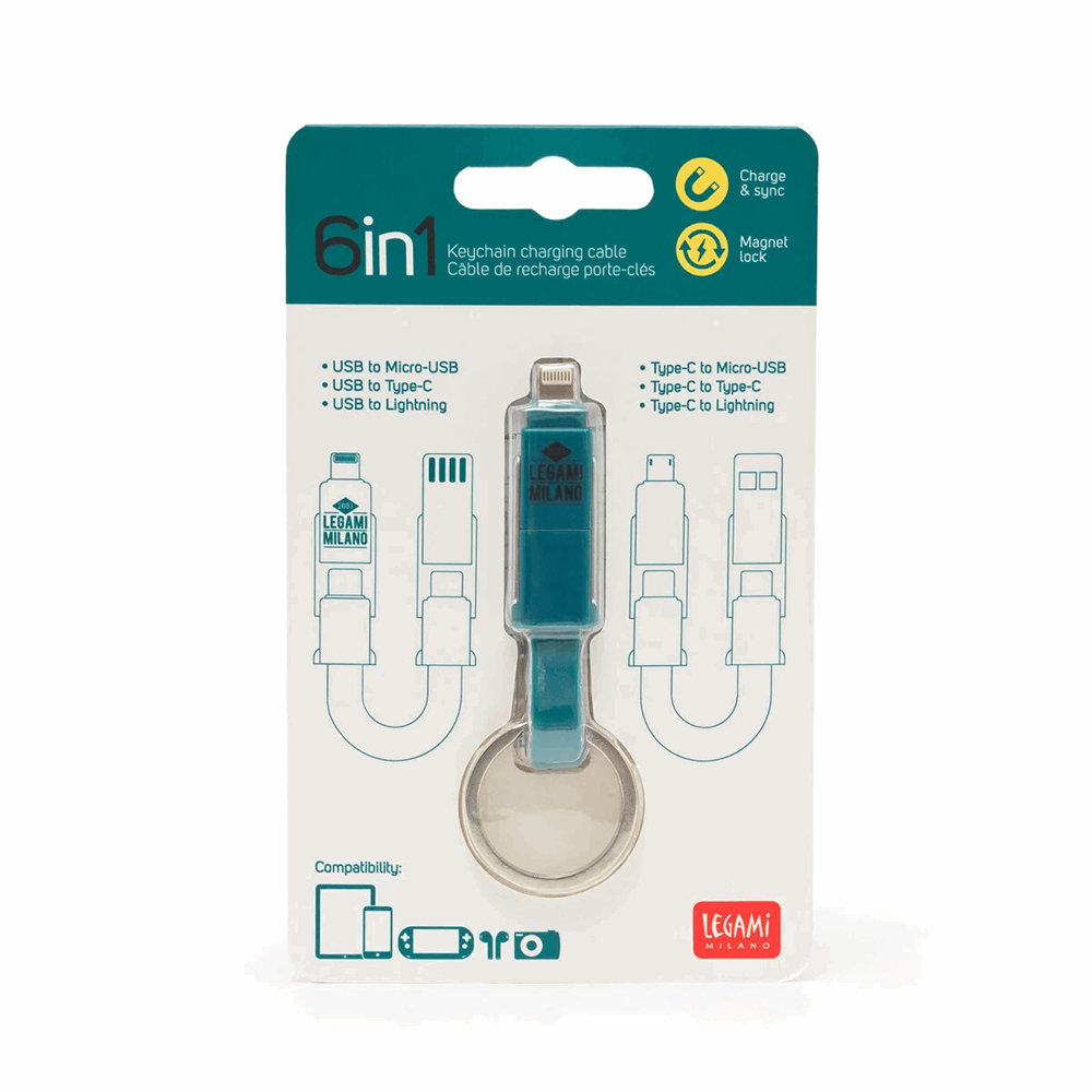 LEGAMI UCC0009 6IN1 - KEYCHAIN CHARGING CABLE