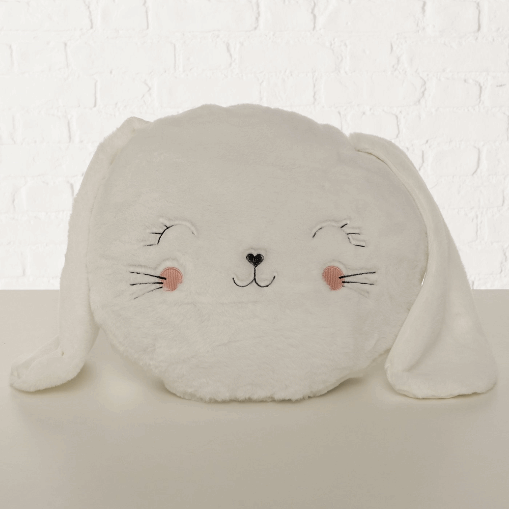 MSA ΜΑΞΙΛΑΡΙ ΛΑΓΟΣ Smilly, ΛΕΥΚΟ 35Χ32Χ13cm Polyester 20-24-487