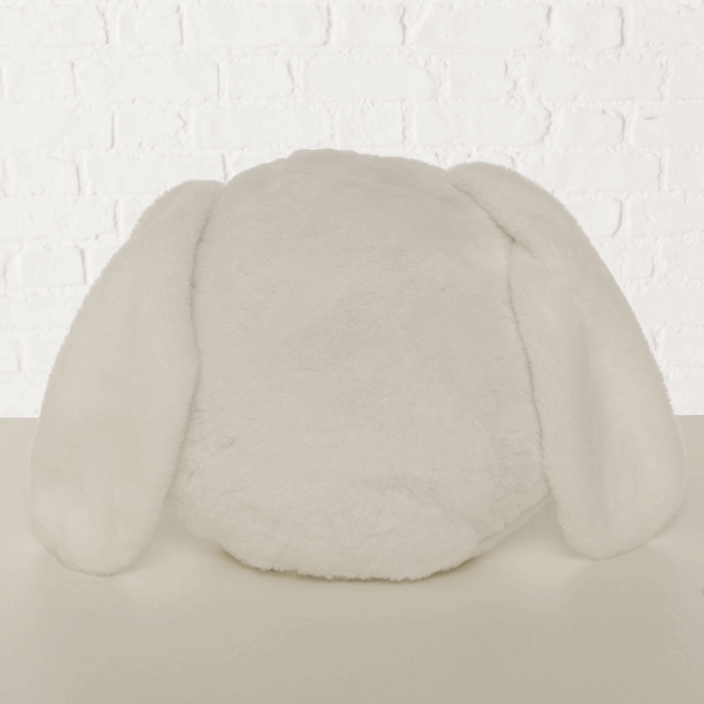 MSA ΜΑΞΙΛΑΡΙ ΛΑΓΟΣ Smilly, ΛΕΥΚΟ 35Χ32Χ13cm Polyester 20-24-487