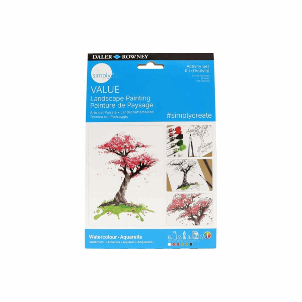 DALER ROWNEY SIMPLY VALUE WATERCOLOR ACTIVITY - LANDSCAPE 134950111