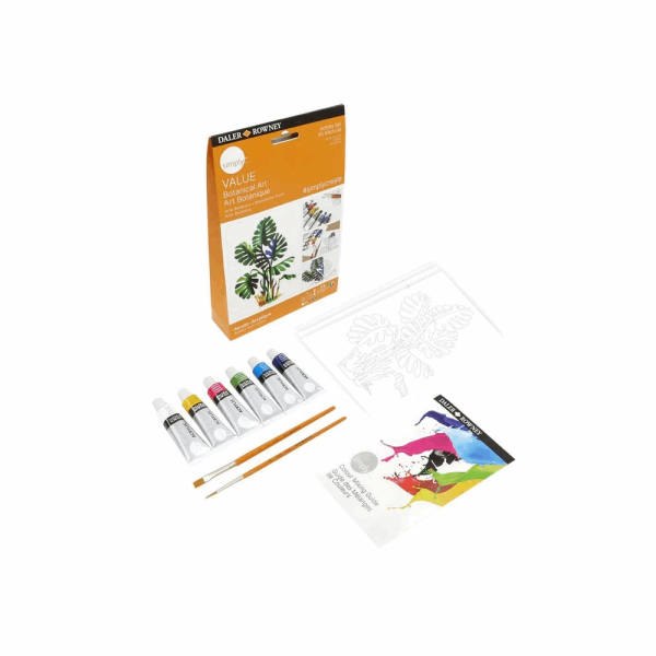 DALER ROWNEY SIMPLY VALUE ACRYLIC ACTIVITY - BOTANICAL 126900111