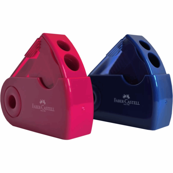 FABER CASTELL ΞΥΣΤΡΑ ΔΙΠΛΗ SLEEVE OF182701 ΚΟΚΚΙΝΗ/ΜΠΛΕ 12307287