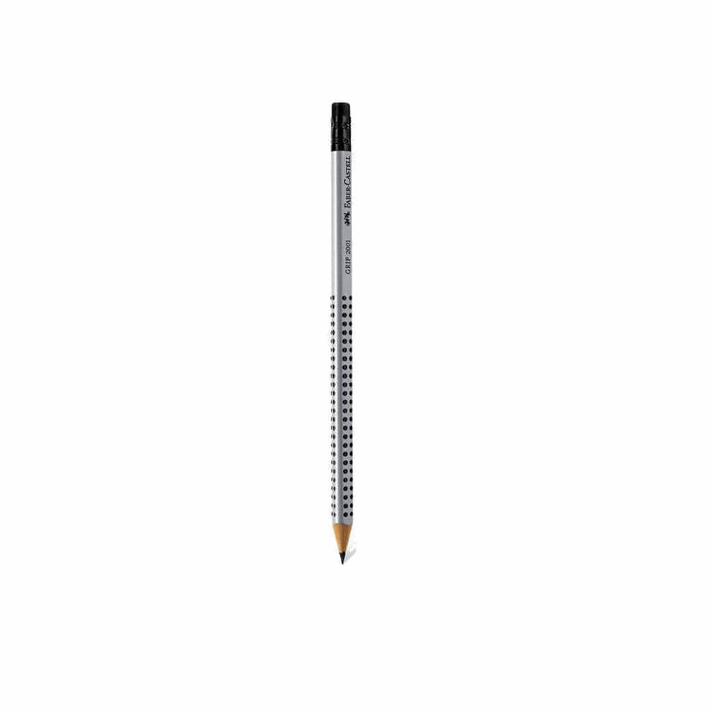 FABER CASTELL ΜΟΛΥΒΙ B ME ΓΟΜΑ GRIP OF117201 ΓΚΡΙ 12306185