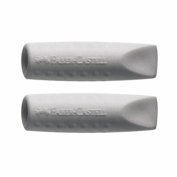 FABER CASTELL ΣΕΤ ΓΟΜΕΣ ΚΑΠΑΚΙ GRIP OF187000 2τμχ ΓΚΡΙ 12305463