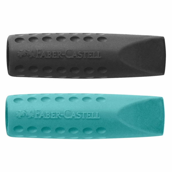 FABER CASTELL ΣΕΤ 2 ΓΟΜΕΣ ΜΕ ΚΑΠΑΚΙ OF187173 ΜΑΥΡΟ-ΜΠΛΕ/ΡΟΖΕ-ΒΙΟΛΕΤΙ 12310900