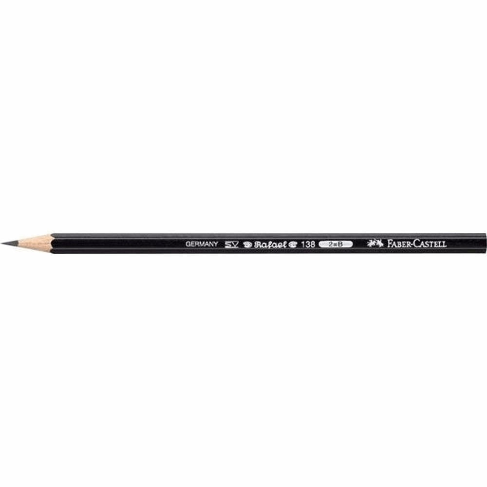 FABER CASTELL ΜΟΛΥΒΙ B RAFAEL 138 OF113801 ΜΑΥΡΟ 12302842