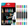 FABER CASTELL ΣΕΤ 6 ΜΑΡΚΑΔΟΡΟΙ ΑΚΡΥΛΙΚΟΙ ΔΙΠΛΟΙ BLACK EDITION ΜΕΤ. 129285517 RR285517