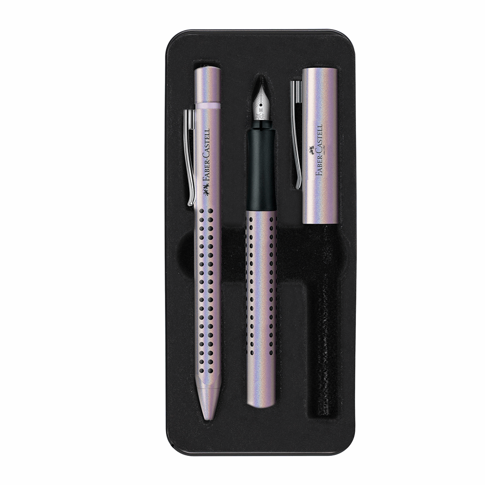 FABER CASTELL ΣΕΤ ΔΩΡΟΥ ΠΕΝΑ+ΣΤΥΛΟ GRIP EDITION OF201533 GLAM PEARL ΡΟΖ 12310648
