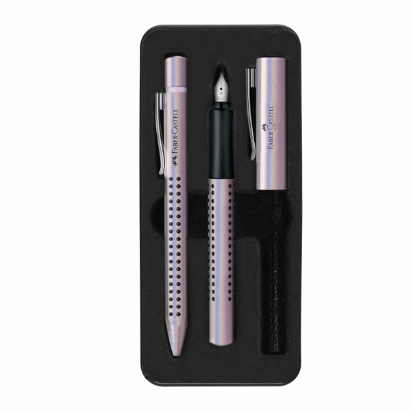 FABER CASTELL ΣΕΤ ΔΩΡΟΥ ΠΕΝΑ+ΣΤΥΛΟ GRIP EDITION OF201533 GLAM PEARL ΡΟΖ 12310648