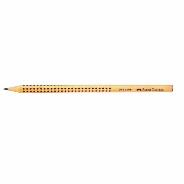 FABER CASTELL ΜΟΛΥΒΙ GRIP ΦΥΣΙΚΟ ΞΥΛΟ HB 12311154 OF100-148-410
