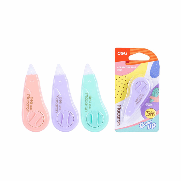 DELI ΔΙΟΡΘΩΤΙΚΗ ΤΑΙΝΙΑ 5mmX5m MACARON E7264 231.972644