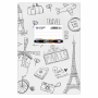 SALKO D-COLOR ΤΕΤΡΑΔΙΟ Β5(17X25) 50φ ΛΕΥΚΟ 2730