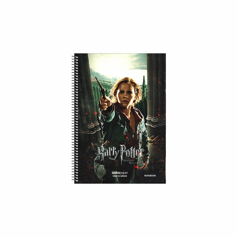 SALKO HARRY POTTER ΤΕΤΡΑΔΙΟ ΣΠΙΡΑΛ Α4(21X29) 3Θ 90φ 7208