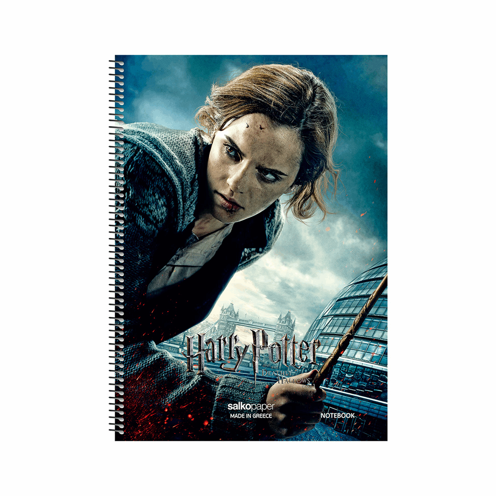 SALKO HARRY POTTER ΤΕΤΡΑΔΙΟ ΣΠΙΡΑΛ Α4(21X29) 4Θ 120φ 7209