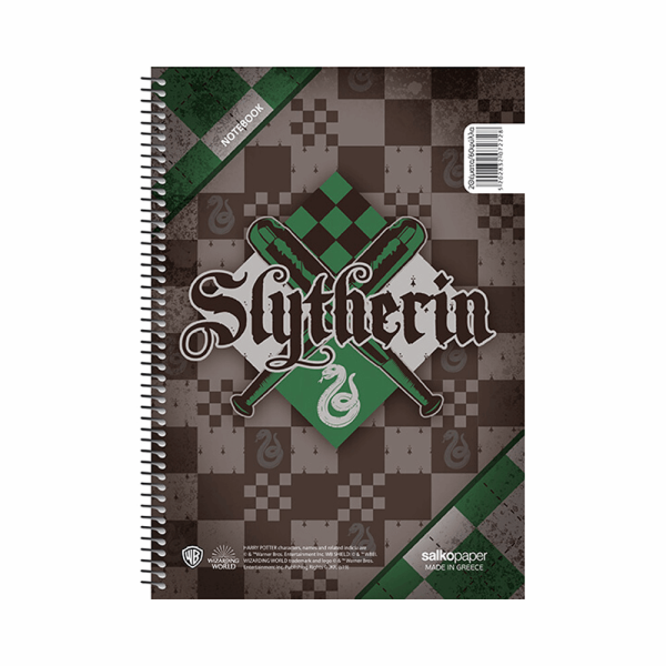 SALKO HARRY POTTER SCHOOL PRIDE ΤΕΤΡΑΔΙΟ ΣΠΙΡΑΛ Β5(17Χ25) 4Θ 120φ 7274