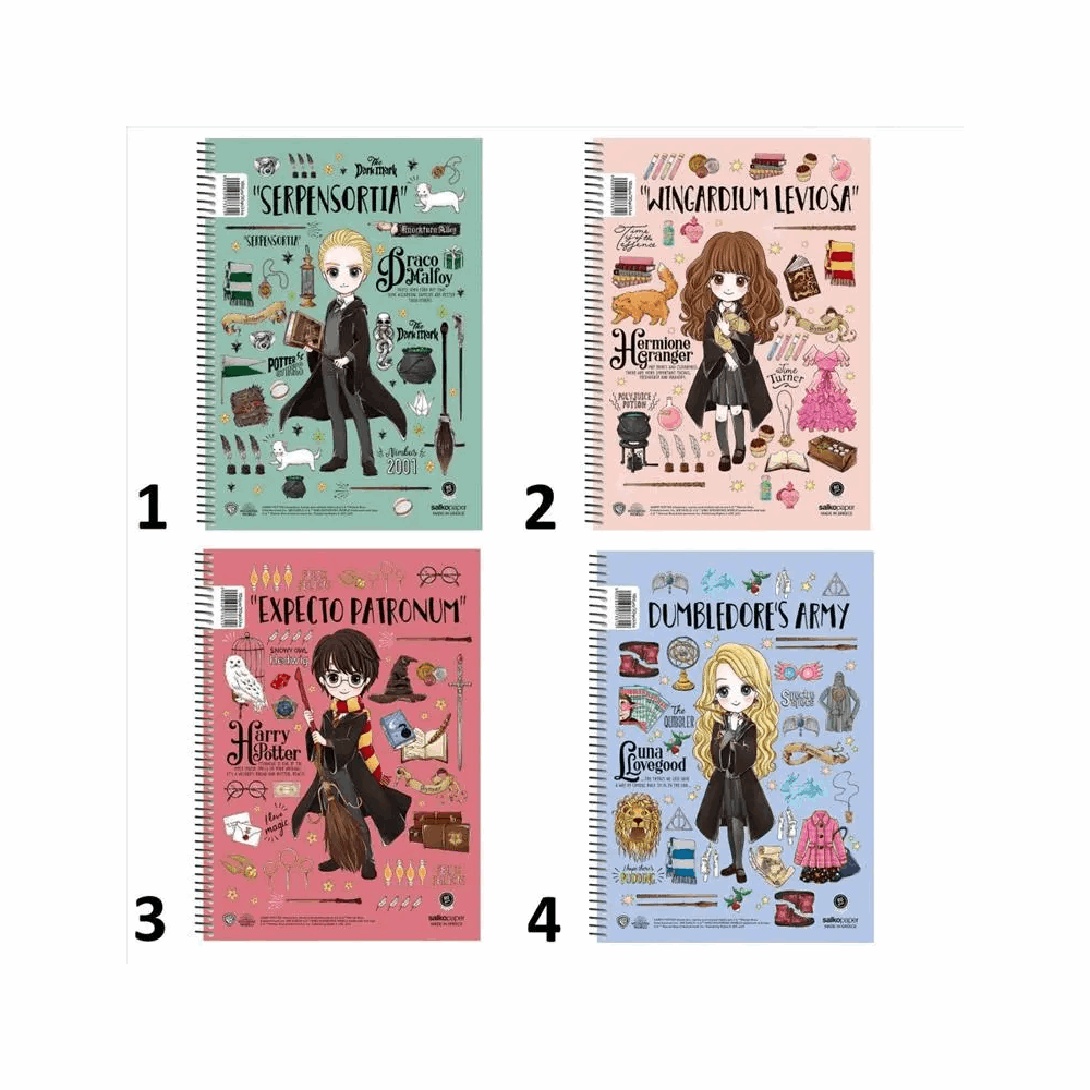 SALKO HARRY POTTER MAGICAL ΤΕΤΡΑΔΙΟ ΣΠΙΡΑΛ Β5(17X25) 2Θ 60φ 7332