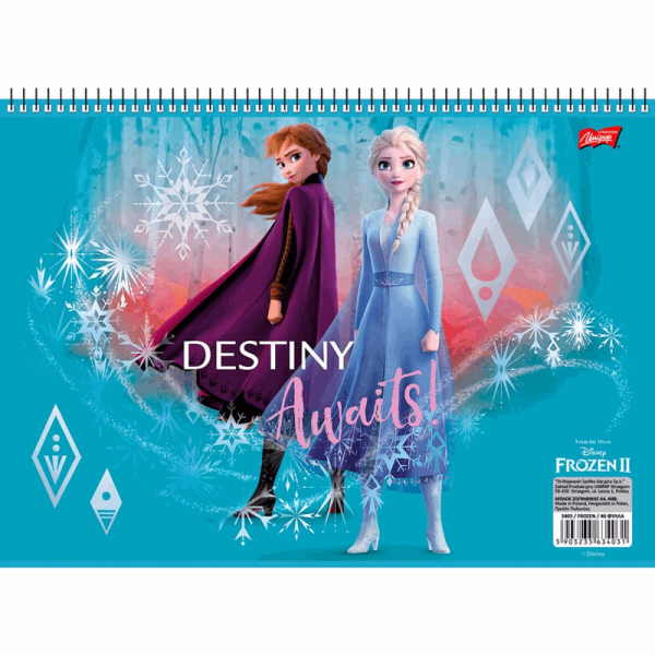 SALKO FROZEN ΜΠΛΟΚ ΖΩΓΡΑΦΙΚΗΣ ΣΠΙΡΑΛ Α4(21Χ29) Νο17 40φ 70γρ 3403