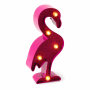 LEGAMI LELI0040 MINI LIGHT WITH GLITTER - FLAMINGO