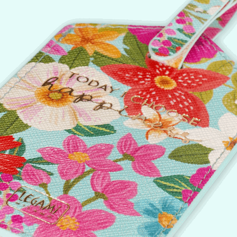 LEGAMI NLUG0005 LUGGAGE TAG - FLOWERS