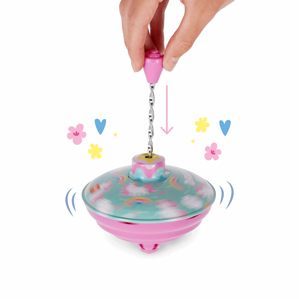 LEGAMI TOP0001 SPIN ME ROUND - SPINNING TOP - UNICORN
