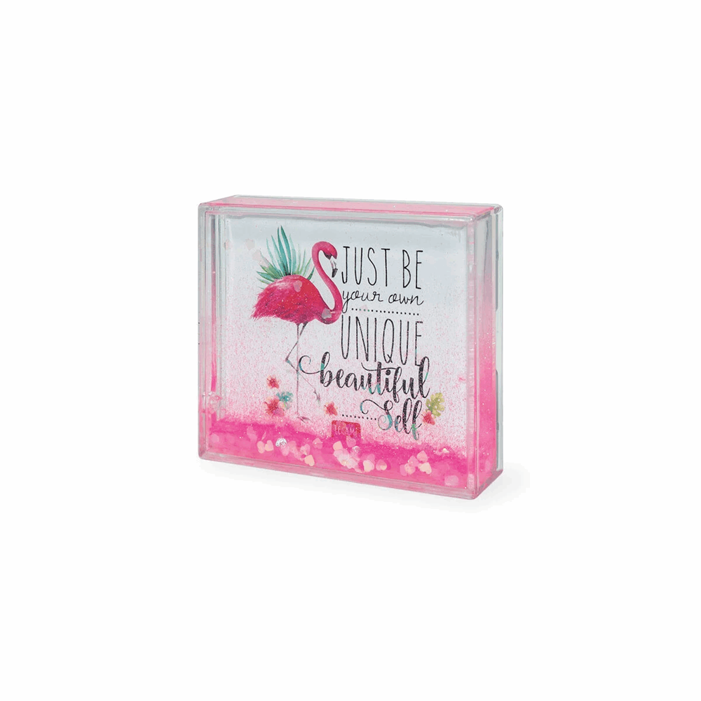 LEGAMI GPF0002 GLITTER PHOTO FRAME SMALL FLAMINGO