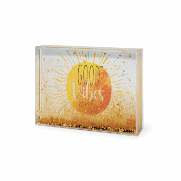 LEGAMI GPF0003 GLITTER PHOTO FRAME MEDIUM-GOOD VIBES
