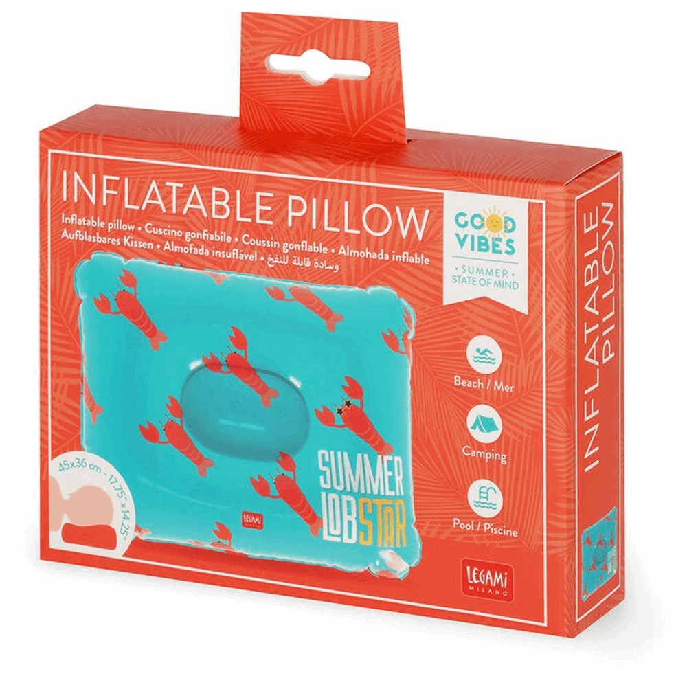 LEGAMI IP0009 INFLATABLE PILLOW - LOBSTER