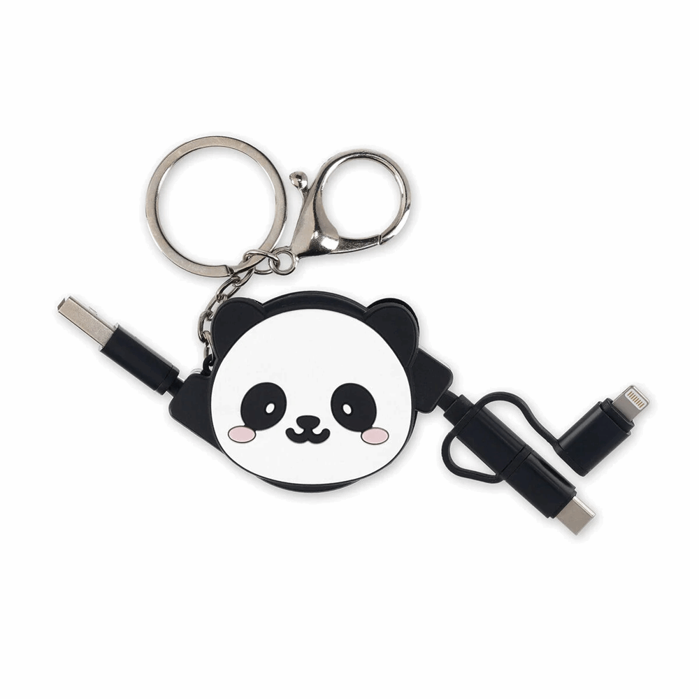 LEGAMI TRC0003 3-IN-1 RETRACT. CHARGING CABLE - CHARGE N ROLL - PANDA