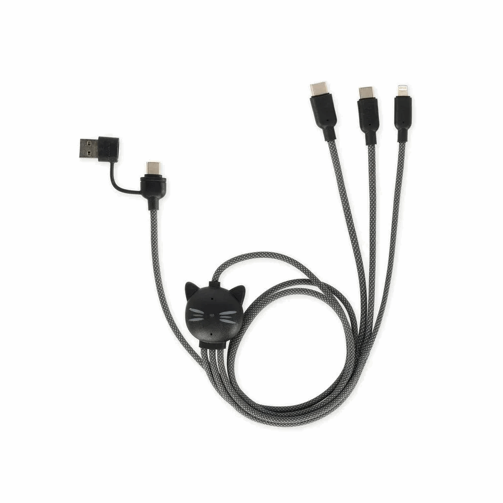 LEGAMI CCA0005 CHARGING & SYNC MULTICABLE - THREE HUGS - KITTY