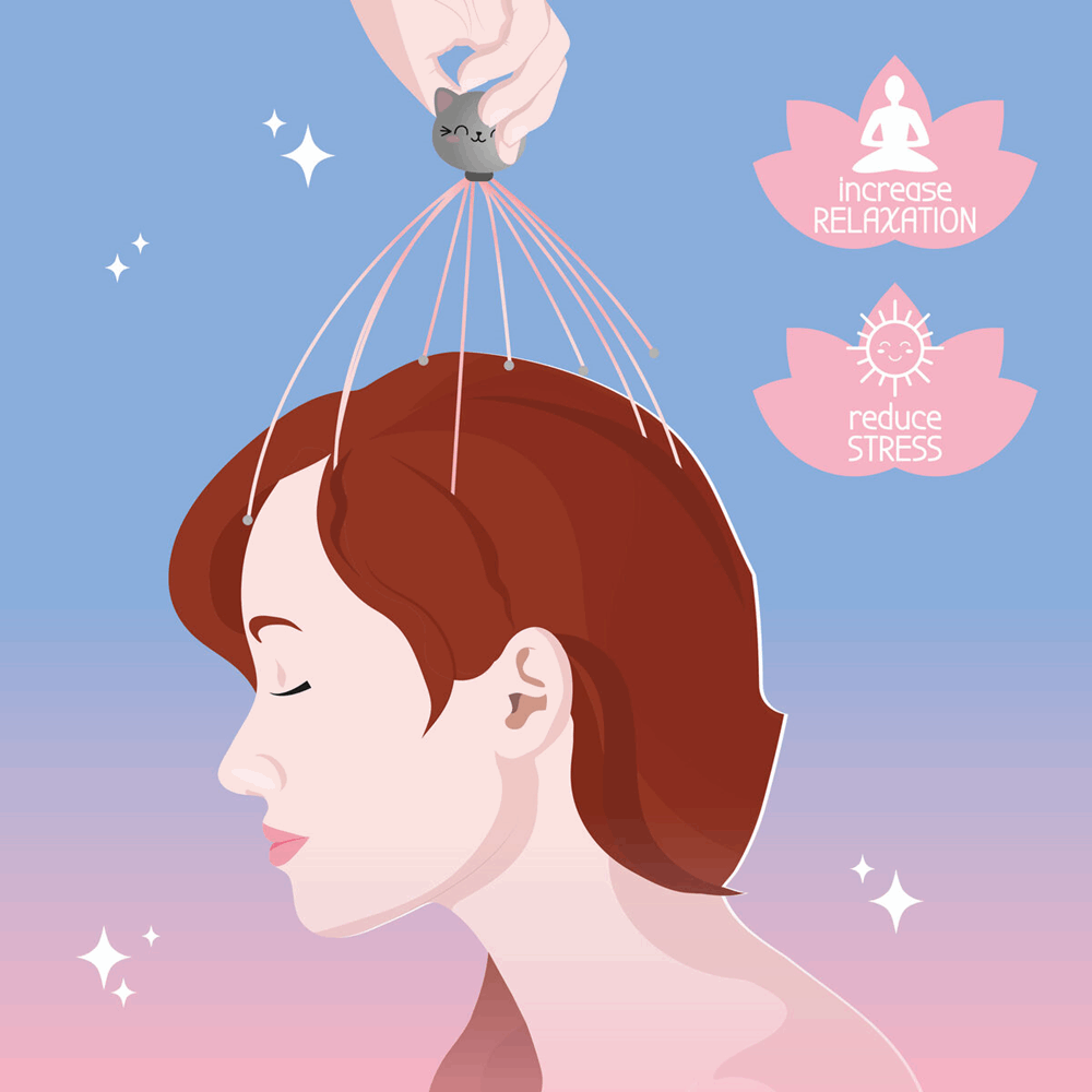 LEGAMI HEAD0002 PEACE OF MIND - HEAD MASSAGER - KITTY