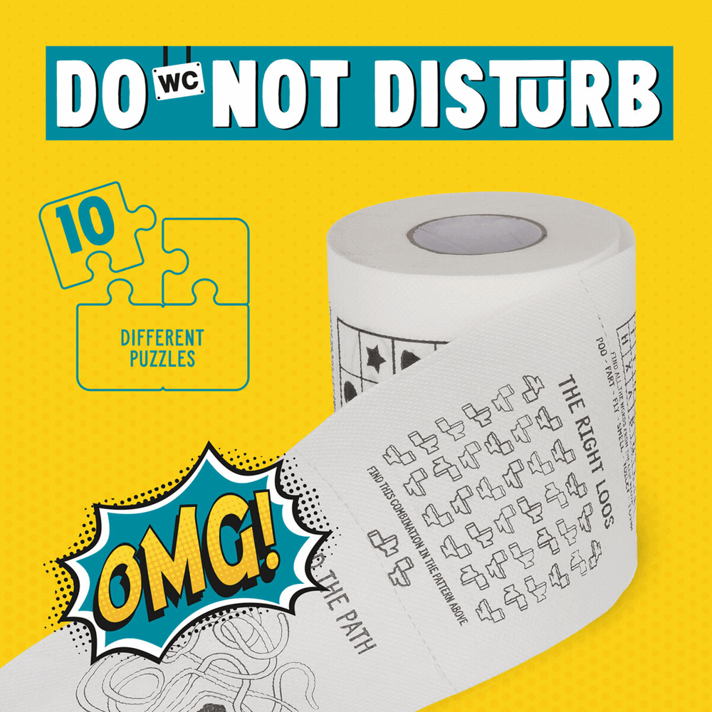 LEGAMI TR0003 DO NOT DISTURB  - PUZZLE TOILET ROLL