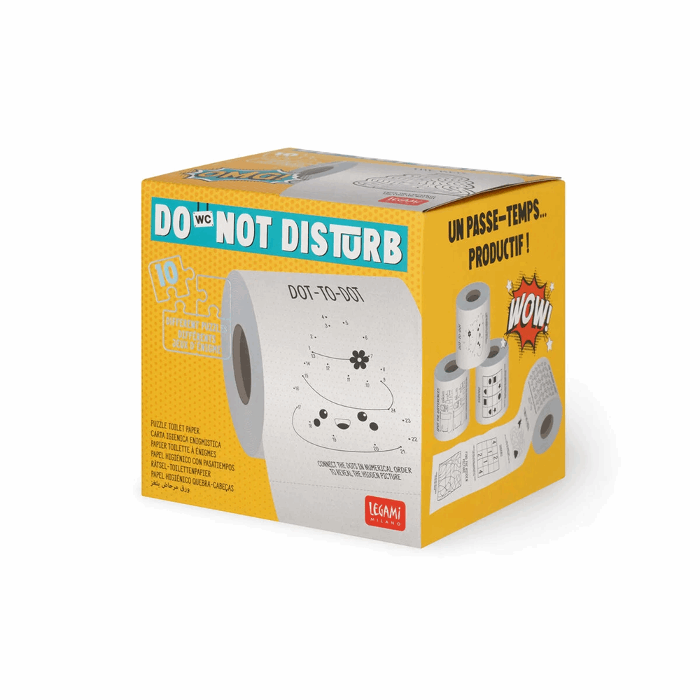 LEGAMI TR0003 DO NOT DISTURB  - PUZZLE TOILET ROLL