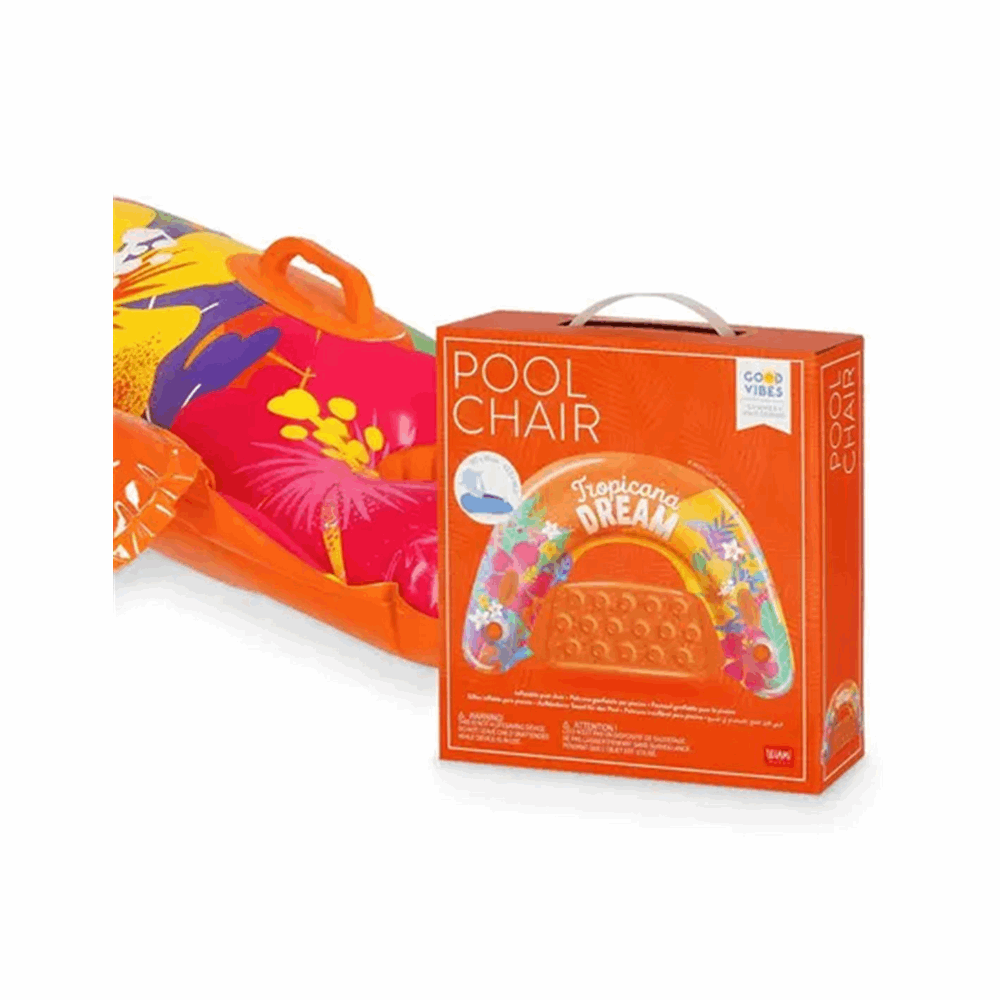 LEGAMI - GOOD VIBES 2026 -  WFT0001 POOL CHAIR - WATER FLOAT - TROPICANA DREAM