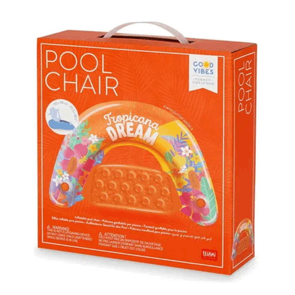 LEGAMI - GOOD VIBES 2026 -  WFT0001 POOL CHAIR - WATER FLOAT - TROPICANA DREAM