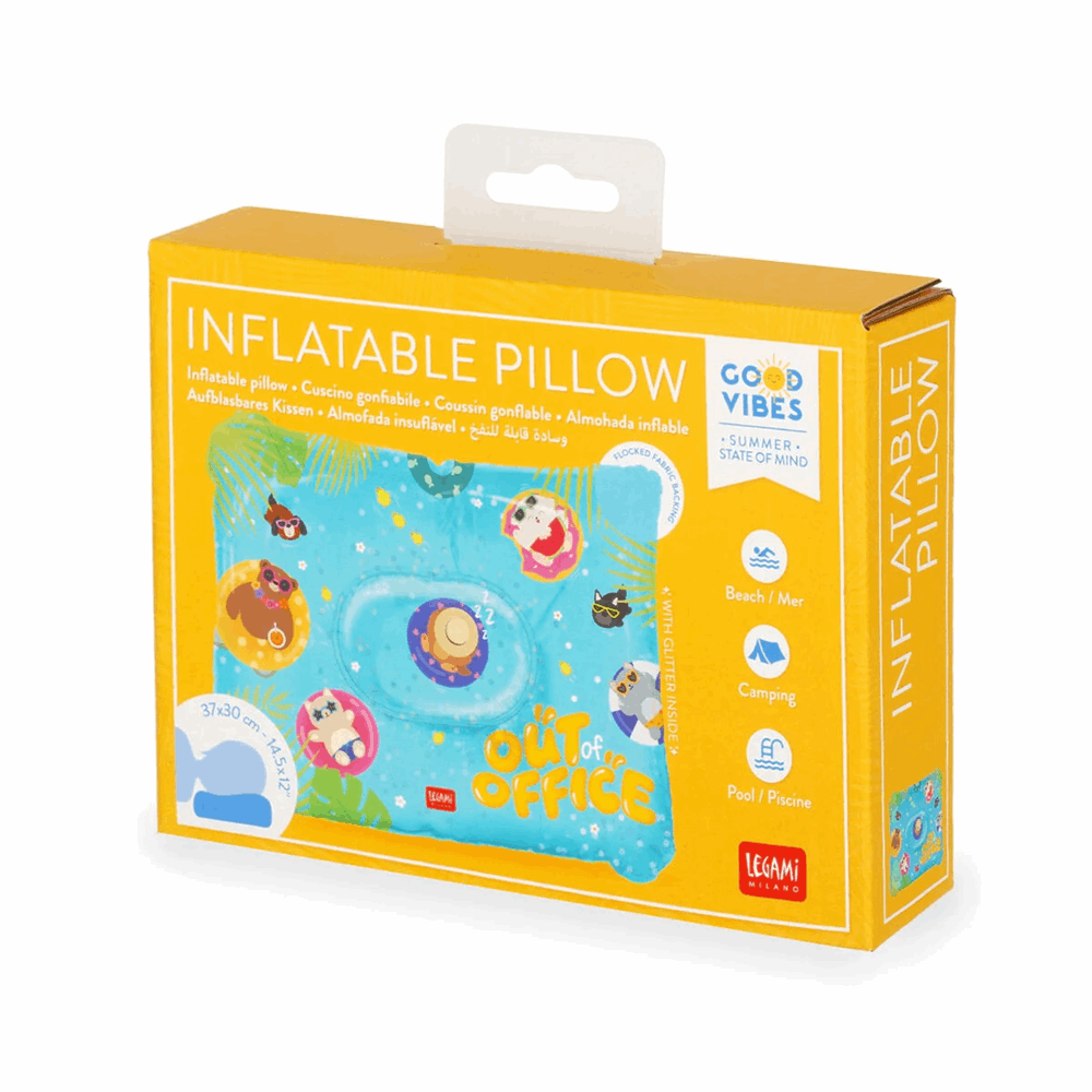 LEGAMI - GOOD VIBES 2026 -  IP0015 INFLATABLE PILLOW - OUT OF OFFICE