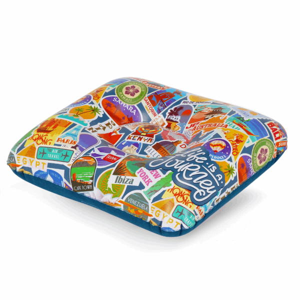 LEGAMI - GOOD VIBES 2026 -  IP0018 INFLATABLE PILLOW - TRAVEL - STICKERS