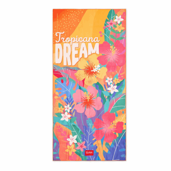 LEGAMI - GOOD VIBES 2026 -  BT0041 BEACH TOWEL - TROPICANA DREAM