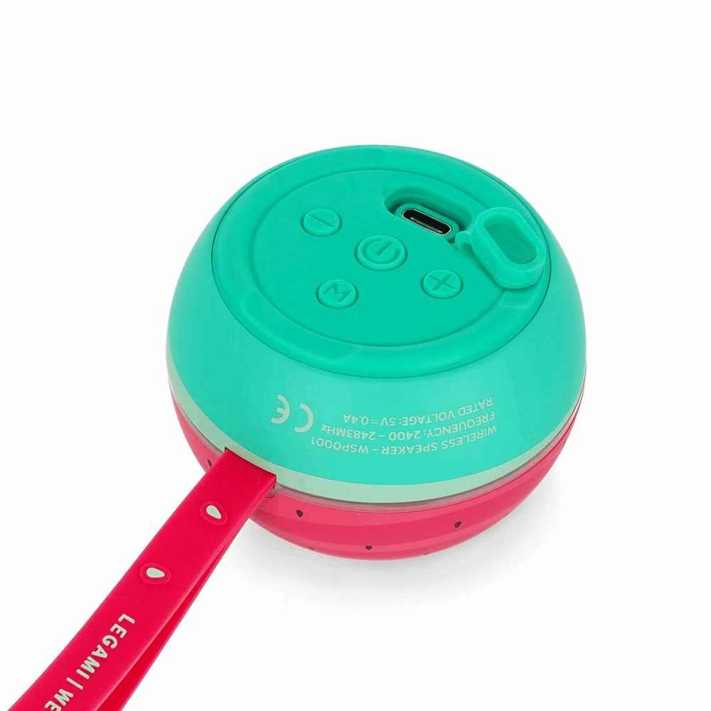 LEGAMI - GOOD VIBES 2026 -  WSP0001 SINGING IN THE SUMMER - WATER RESISTANT WIRELESS SPEAK - WATERMELON