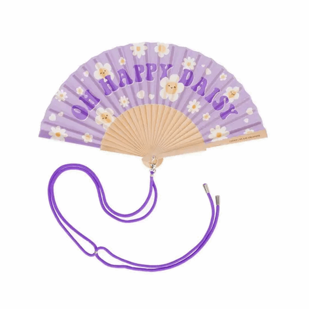 LEGAMI - GOOD VIBES 2026 -  FFAN0001 ?QUE CALOR! - FOLDING FAN - DAISY