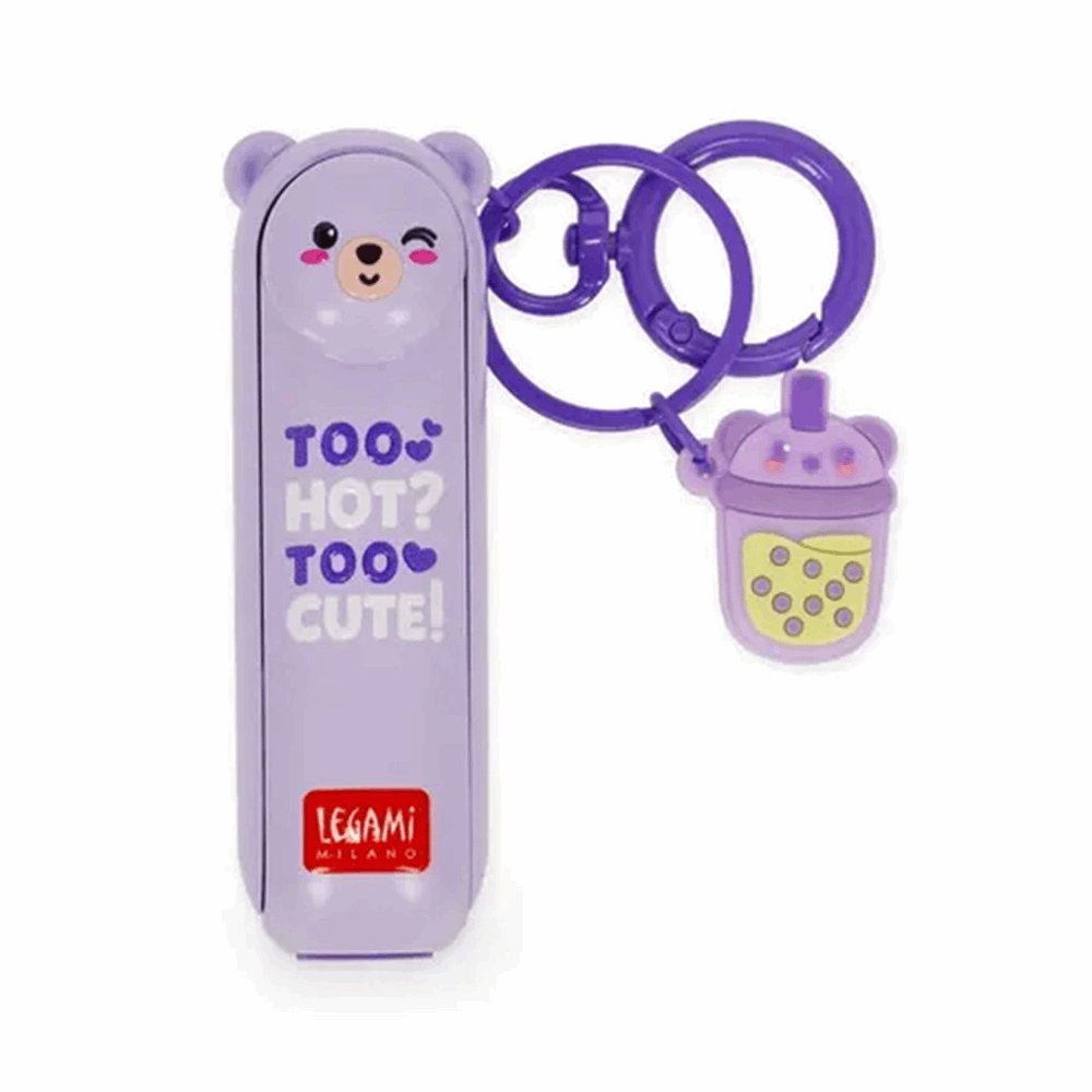 LEGAMI - GOOD VIBES 2026 -  FAN0008 MINI FAN - RECHARGEABLE PORTABLE FAN - TEDDY