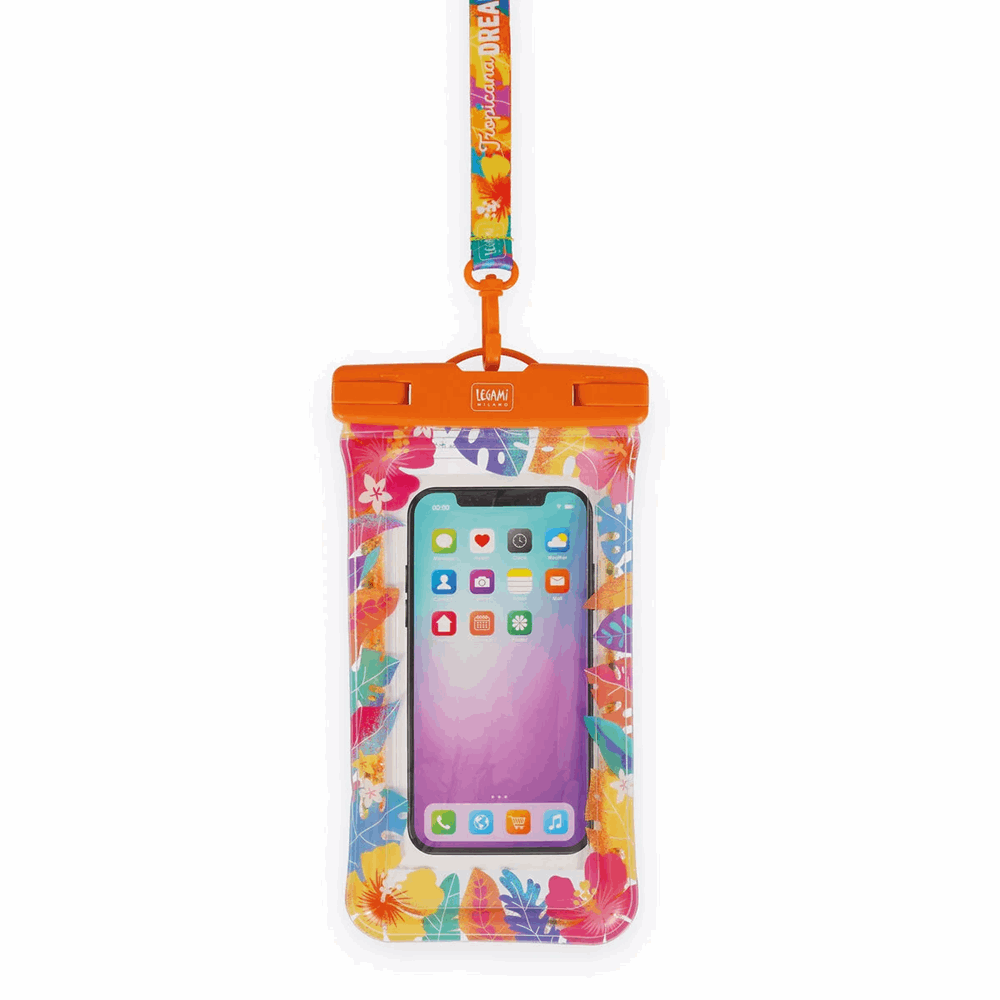 LEGAMI - GOOD VIBES 2026 -  WPP0009 FLOATING WATERPROOF SMARTPHONE POUCH - FLOATING W. SMARTPHONE POUCH - TROPICANA DREAM