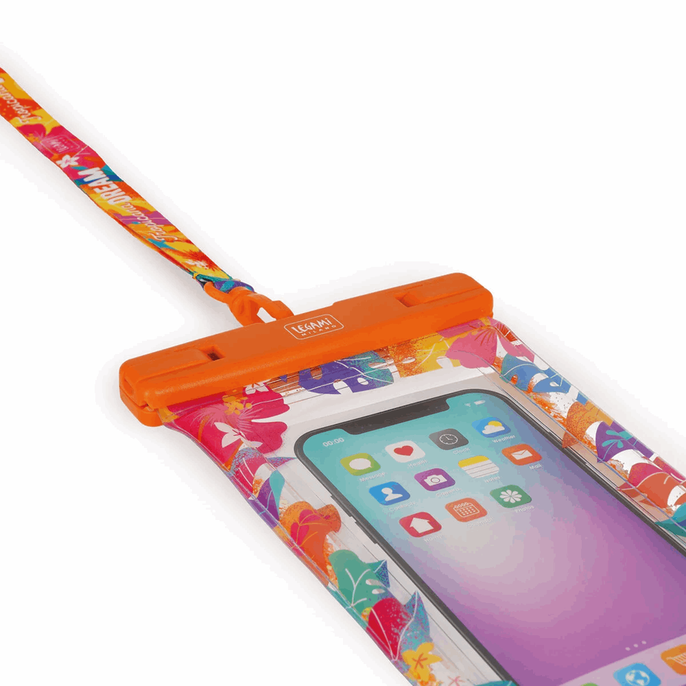 LEGAMI - GOOD VIBES 2026 -  WPP0009 FLOATING WATERPROOF SMARTPHONE POUCH - FLOATING W. SMARTPHONE POUCH - TROPICANA DREAM