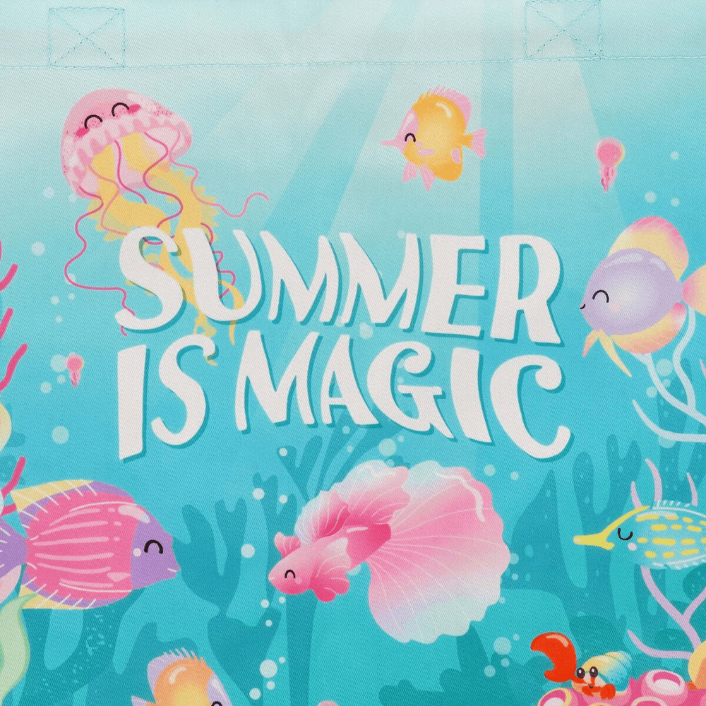 LEGAMI - GOOD VIBES 2026 -  BBAG0008 BEACH BAG - SUMMER IS MAGIC